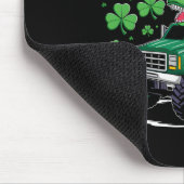 Happy St Pat-rex Patricks Day Dinosaur Monster Tru マウスパッド (コーナー)