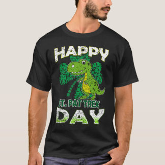 Happy St Pat Rex St Patrick's Day Cute Dinosaur Ki Tシャツ