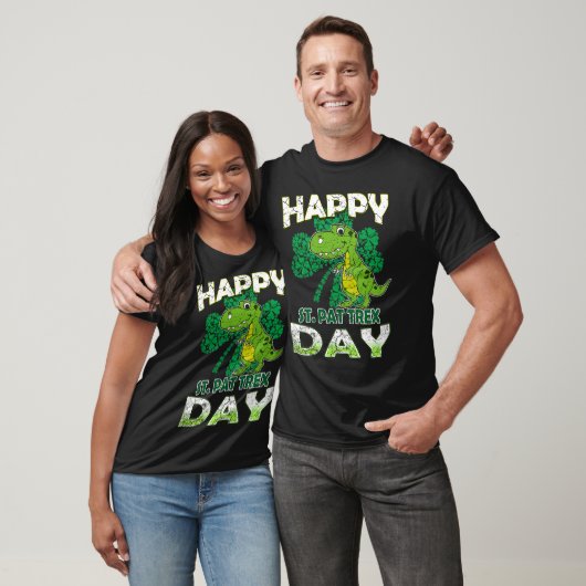 Happy St Pat Rex St Patrick's Day Cute Dinosaur Ki Tシャツ (ユニセックス)