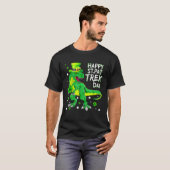 Happy St Pat T Rex Saint Patrick's Day Boys Kids I Tシャツ (正面フル)