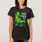 Happy St Pat T Rex Saint Patrick's Day Boys Kids I Tシャツ (正面)