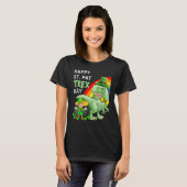 Happy St Pat T Rex Saint Patrick's Day Dinosaur Tシャツ (正面フル)