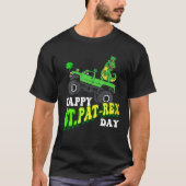 Happy St Pat Trex Day Dino St Patricks Day Groovy  Tシャツ (正面)