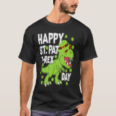 Happy St Pat Trex Day Dino St Patricks Day Kids To Tシャツ (正面)
