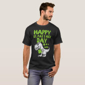 Happy St Pat Trex Day Dino St Patricks Day Toddler Tシャツ (正面フル)