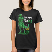 Happy St Pat Trex Day Dino St Patricks Day Toddler Tシャツ (正面)