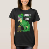 Happy St Pat Trex Day Dino St Patricks Day Toddler Tシャツ (正面)
