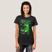 Happy St Pat Trex Day Dino St Patricks Day Toddler Tシャツ (正面フル)
