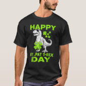 Happy St Pat Trex Day Dino St Patricks Day Toddler Tシャツ (正面)