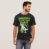 Happy St Pat Trex Day Dino St Patricks Day Toddler Tシャツ (正面フル)