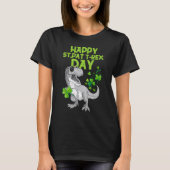 Happy St Pat Trex Day Dino St Patricks Day Toddler Tシャツ (正面)