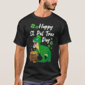 Happy St. Pat Trex Day Dinosaur St Patrick's Day T Tシャツ (正面)