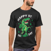 Happy St Patrex Day Funny Irish T-Rex Saint Patric Tシャツ (正面)