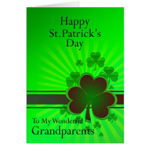Happy St Patrickのデイカード