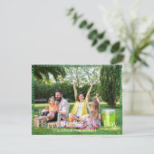 Happy St. patrickの日Shamrocks家族の写真 シーズンカード (スタンド正面)