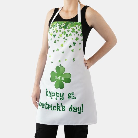 Happy St. Patrick’s Day – Classic Irish Celebratio エプロン (インサイチュ)
