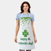 Happy St. Patrick’s Day – Classic Irish Celebratio エプロン (着用した状態)