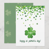 Happy St. Patrick’s Day – Classic Irish Celebratio シーズンカード (正面/裏面)