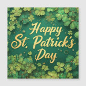 Happy St. Patrick’s Day Clover Design (正面)