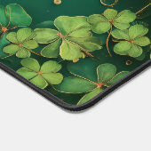 Happy St. Patrick’s Day Clover Design デスクマット (コーナー)