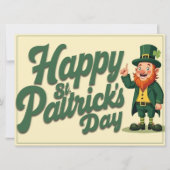 Happy St. Patrick’s Day Cute Leprechaun (正面)