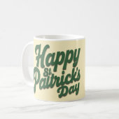 Happy St. Patrick’s Day Cute Leprechaun コーヒーマグカップ (正面左)