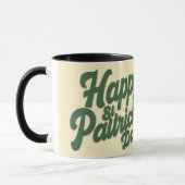 Happy St. Patrick’s Day Cute Leprechaun マグカップ (左)