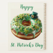 Happy St. Patrick’s Day Donut with Leprechaun Hat プランナー手帳 (裏面)