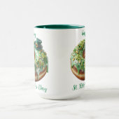 Happy St. Patrick’s Day Donut with Leprechaun Hat マグカップ (中央)