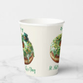 Happy St. Patrick’s Day Donut with Leprechaun Hat 紙コップ (右)