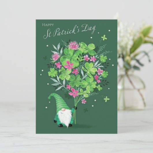 Happy St Patrick’s Day Irish Greeting Card シーズンカード (スタンド正面)