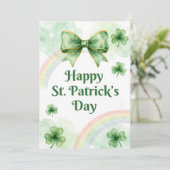 Happy St Patrick’s Day Irish Greeting Card シーズンカード (スタンド正面)
