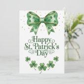 Happy St Patrick’s Day Irish Greeting Card シーズンカード (スタンド正面)