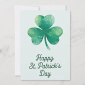Happy St Patrick’s Day Irish Greeting Card シーズンカード (正面)
