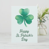 Happy St Patrick’s Day Irish Greeting Card シーズンカード (スタンド正面)