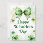 Happy St Patrick’s Day Irish Greeting Card シーズンカード (正面)