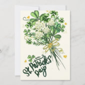 Happy St Patrick’s Day Irish Greeting Card シーズンカード (正面)