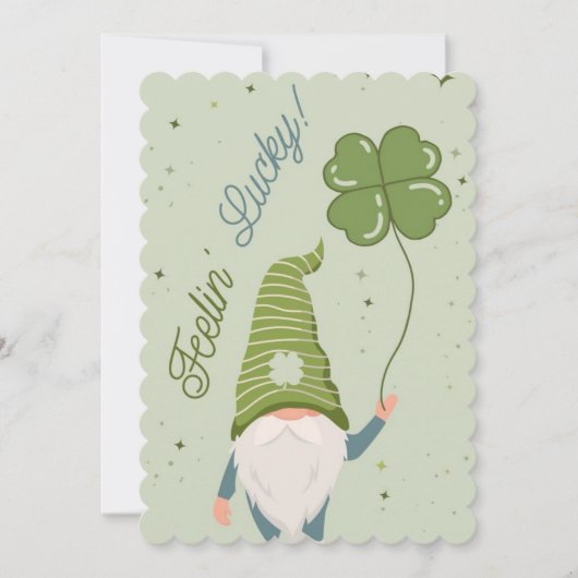 Happy St Patrick’s Day Irish Greeting Card シーズンカード (正面)