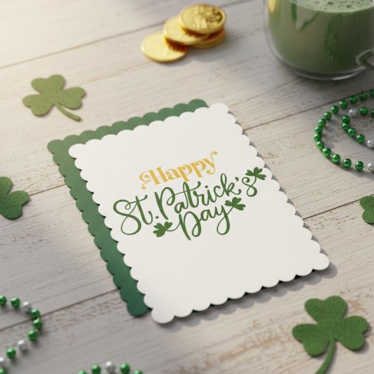 Happy St Patrick’s Day Irish Greeting Card シーズンカード