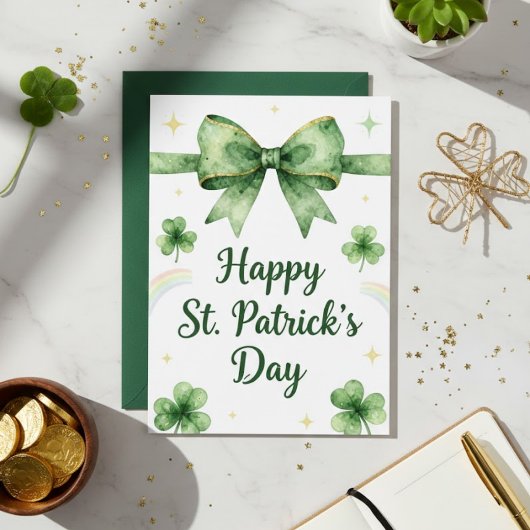 Happy St Patrick’s Day Irish Greeting Card シーズンカード