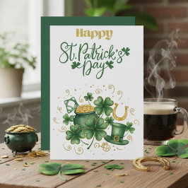 Happy St Patrick’s Day Irish Greeting Card シーズンカード