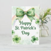 Happy St Patrick’s Day Irish Greeting Card シーズンカード (スタンド正面)