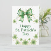 Happy St Patrick’s Day Irish Greeting Card シーズンカード (スタンド正面)