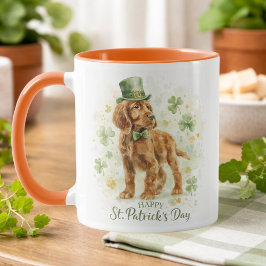 Happy St. Patrick’s Day Irish Setter  マグカップ