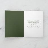 Happy St. Patrick’s Day Irish Setter Dog Card カード (内部)