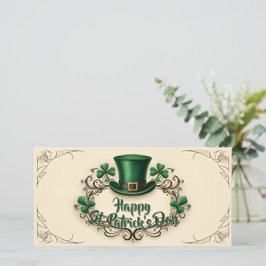 Happy St. Patrick’s Day Shamrock Design (スタンド正面)