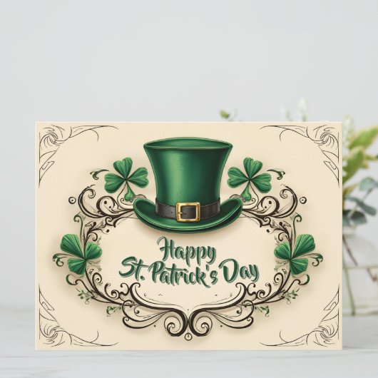 Happy St. Patrick’s Day Shamrock Design (スタンド正面)