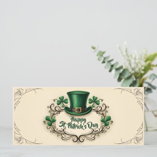 Happy St. Patrick’s Day Shamrock Design (スタンド正面)