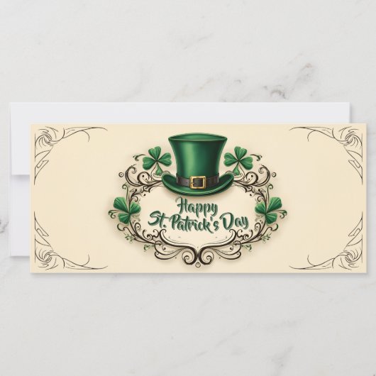 Happy St. Patrick’s Day Shamrock Design (正面)