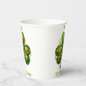 Happy St. Patrick’s Day Shamrock Music 紙コップ (右)